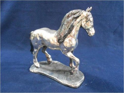 CABALLITO ANDALUZ ENTERO, Artesanías de plata